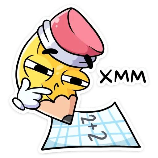 Стикер «Канцелярики-8»