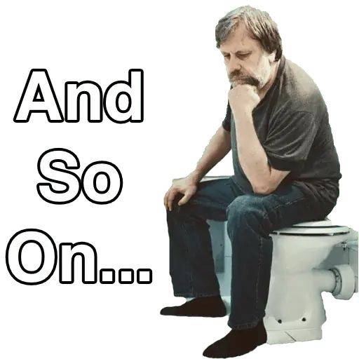 Стикер «Slavoj Zizek-2»