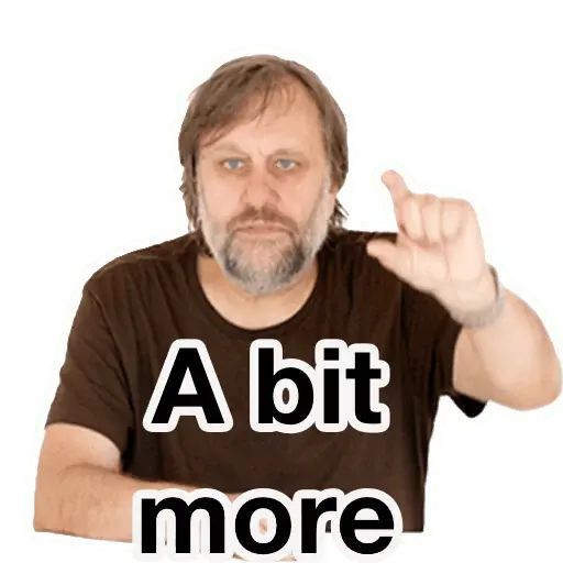 Стикер «Slavoj Zizek-7»