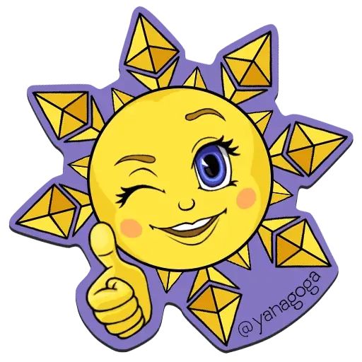 Набор стикеров для Telegram «Солнышко»