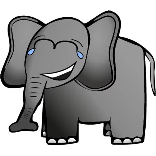 Стикер «Слон-8»