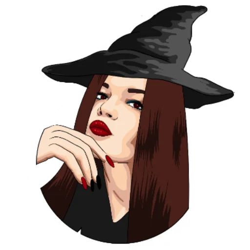 Стикер «Ведьма на выданье-1»