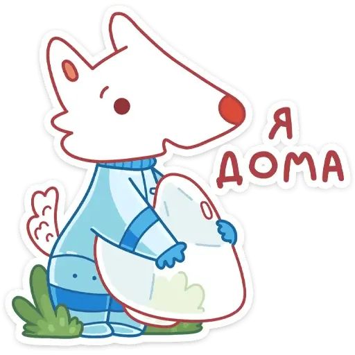 Стикер «Белка и Стрелка-5»