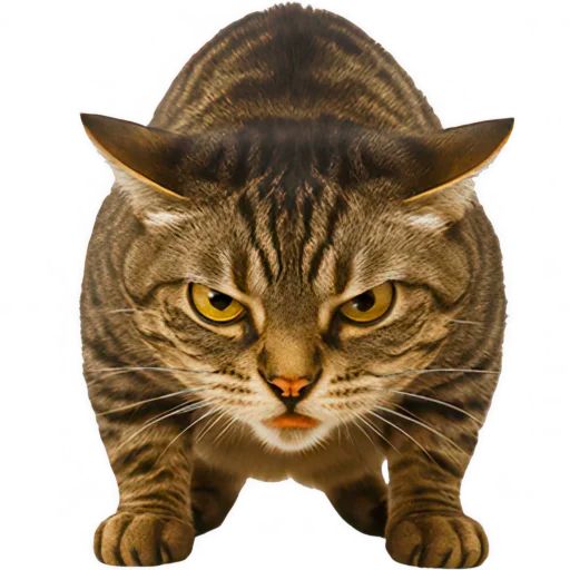 Стикер «Непослушный кот-1»