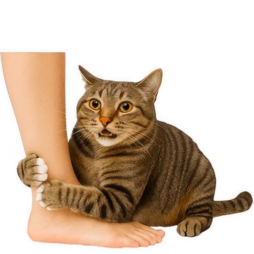 Стикер «Непослушный кот-6»