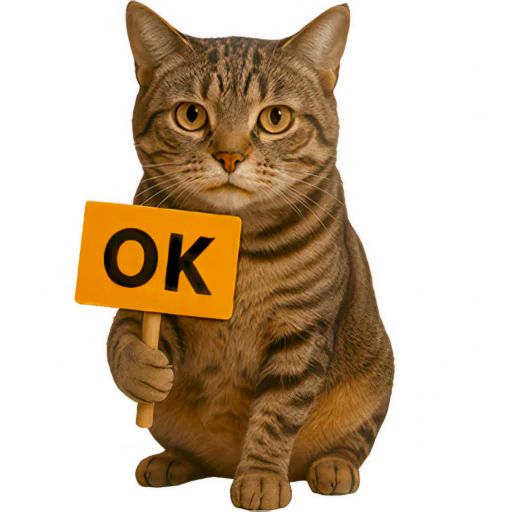 Стикер «Непослушный кот-9»