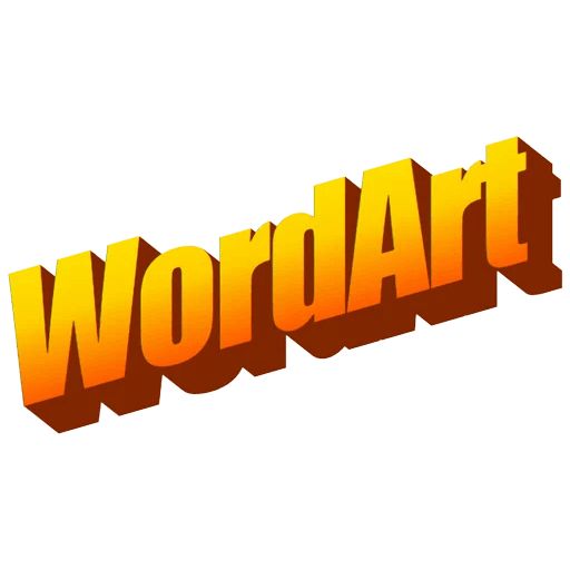 Стикер «WordArt-1»