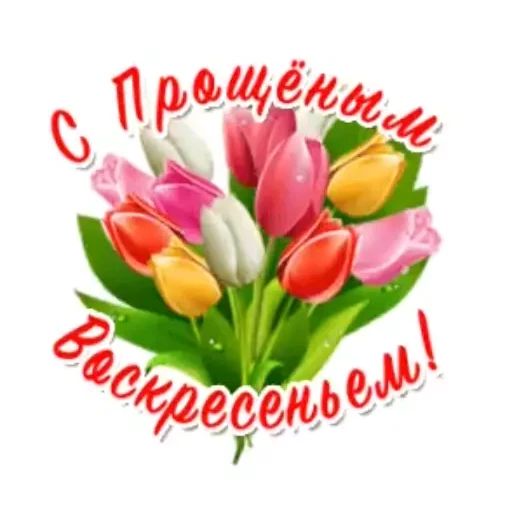 Стикер «Прощеное воскресенье-9»