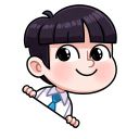 Набор стикеров «Кей Бой»