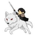 Набор стикеров «Игра Престолов»