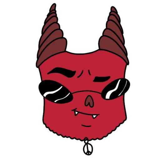 Стикер «Милый дьявол-1»