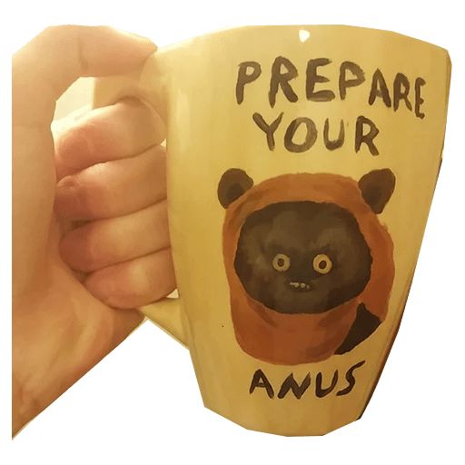 Стикер «Prepare your anus-1»