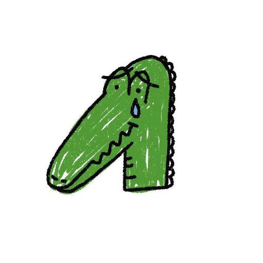 Стикер «Крокодил-11»