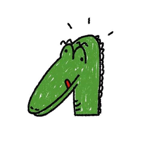 Стикер «Крокодил-4»