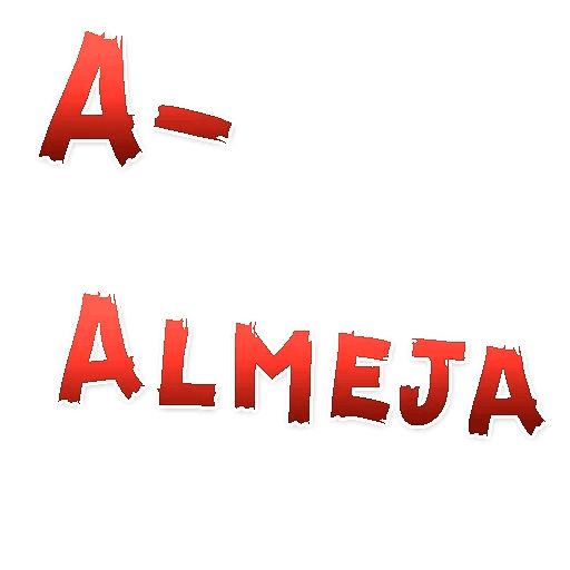 Sticker «Alfabeto vulgar español-1»