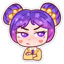 Набор стикеров «Мелани»