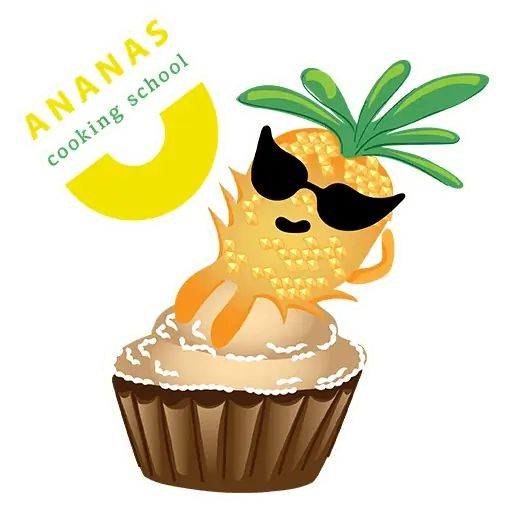 Стикер «Ананас-6»