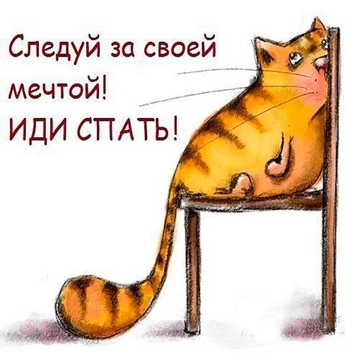Стикер «Пора спать-4»