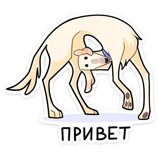 Стикер «Белый-1»