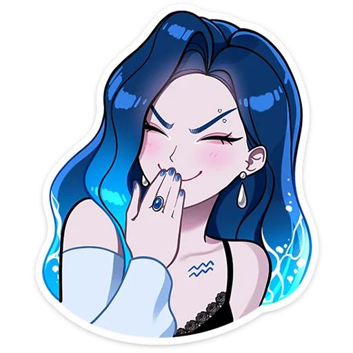 Стикер «Акварина-10»