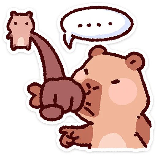 Стикер «Капипарочка-11»