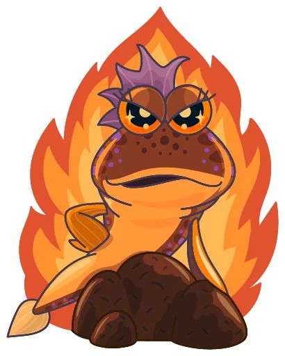 Стикер «Рыбка Илистый прыгун-8»