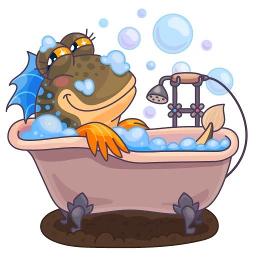 Стикер «Рыбка Илистый прыгун-9»