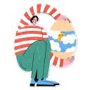 Набор стикеров «Настроение: пасха»