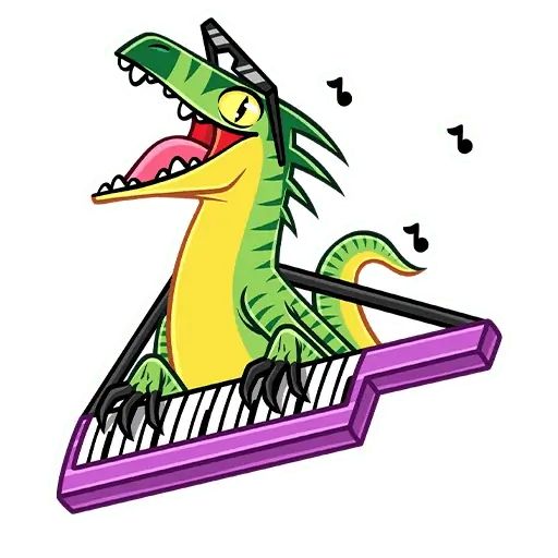 Стикер «Рик и Рок-7»