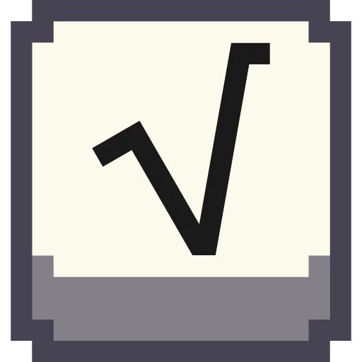 Стикер «Пиксельные цифры-3»