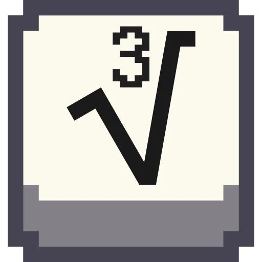 Стикер «Пиксельные цифры-6»