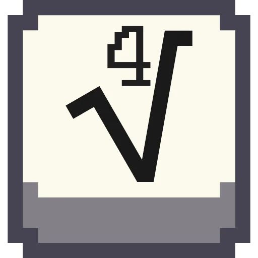 Стикер «Пиксельные цифры-8»