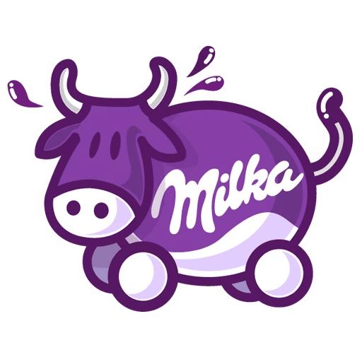 Стикер «Шоколад Milka-1»