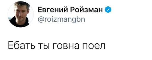Стикер «Реплаи Ройзмана-6»