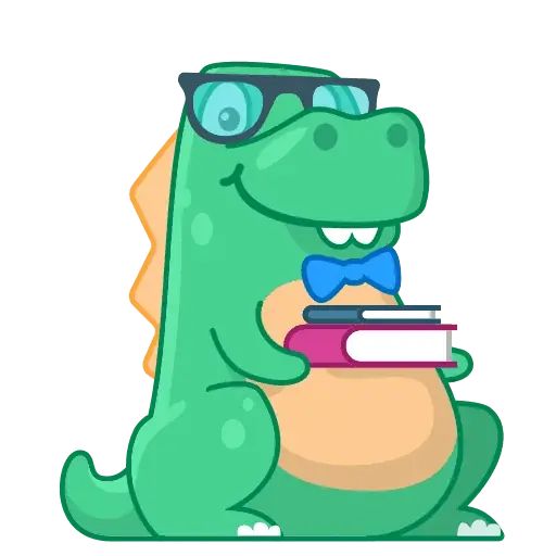 Стикер «Динозаврик-3»