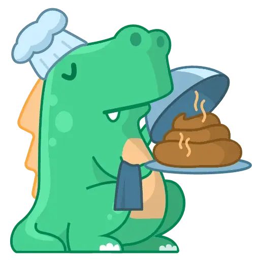 Стикер «Динозаврик-7»