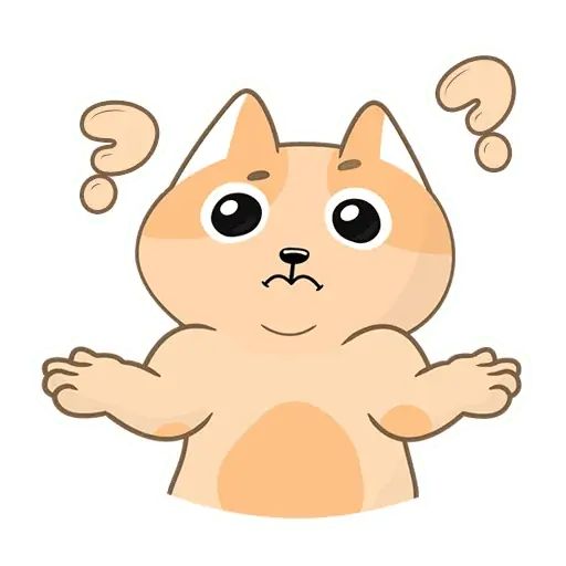 Стикер «Милый котик-4»