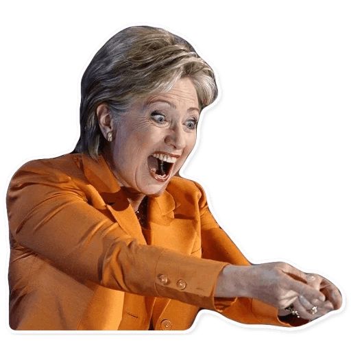 Стикер «Хилари Клинтон-10»