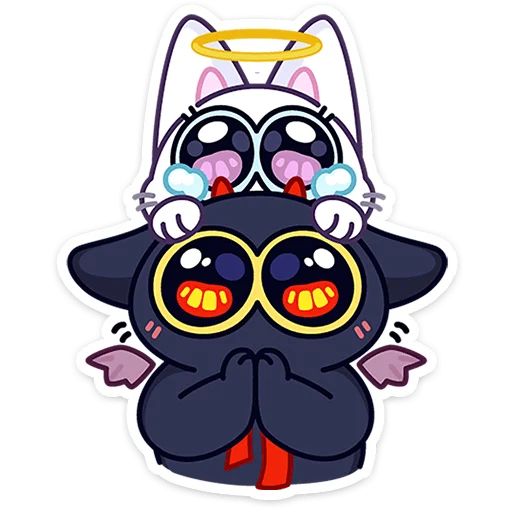 Стикер «Аннет и Сейлем-10»