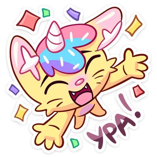 Стикер «Новый Кэнди Кэт-1»