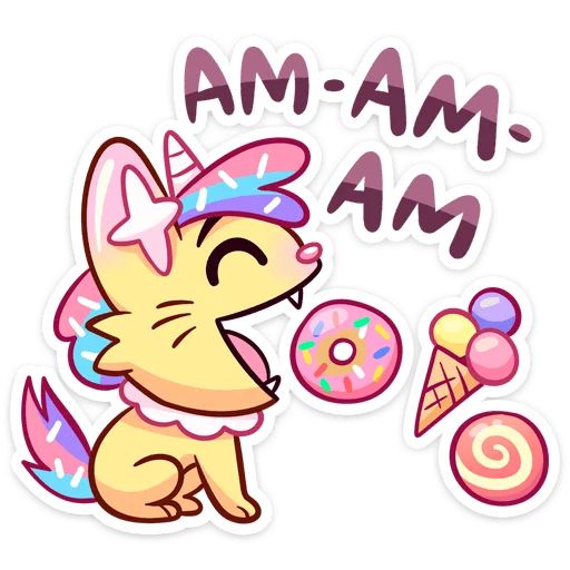 Стикер «Новый Кэнди Кэт-8»