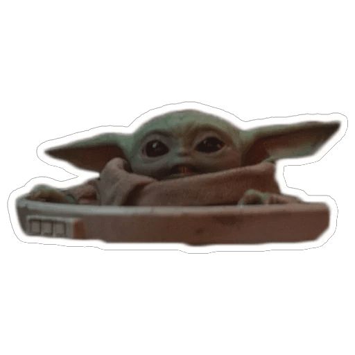 Стикер «Baby Yoda-3»