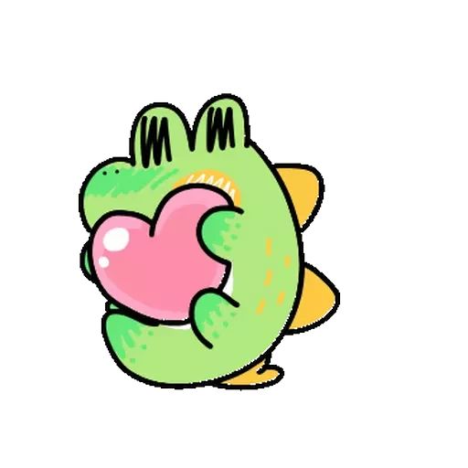 Стикер «Крокодильчик-7»