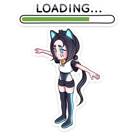 Стикер «Кибер Милшу 01-11»