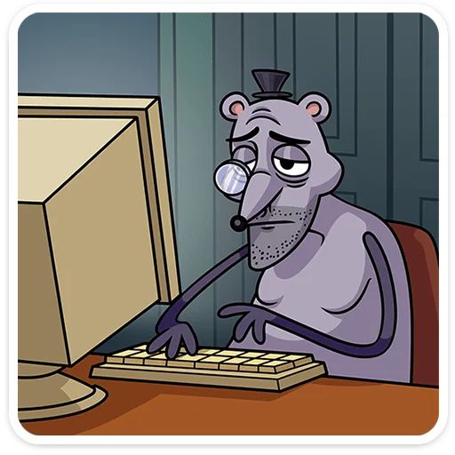 Стикер «Мистер Крыс-4»