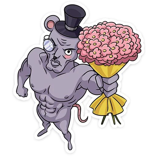 Стикер «Мистер Крыс-6»