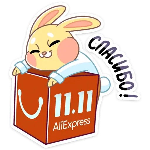 Стикер «Пончик с Aliexpress-7»