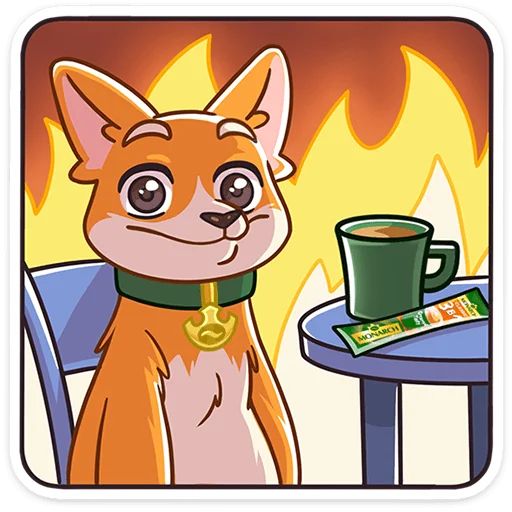 Стикер «Замешай перерыв-9»