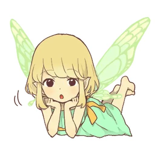 Набор стикеров для Telegram «Маленькая фея»