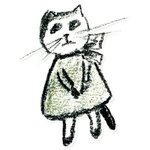 Стикер «Скетчи с котами-1»